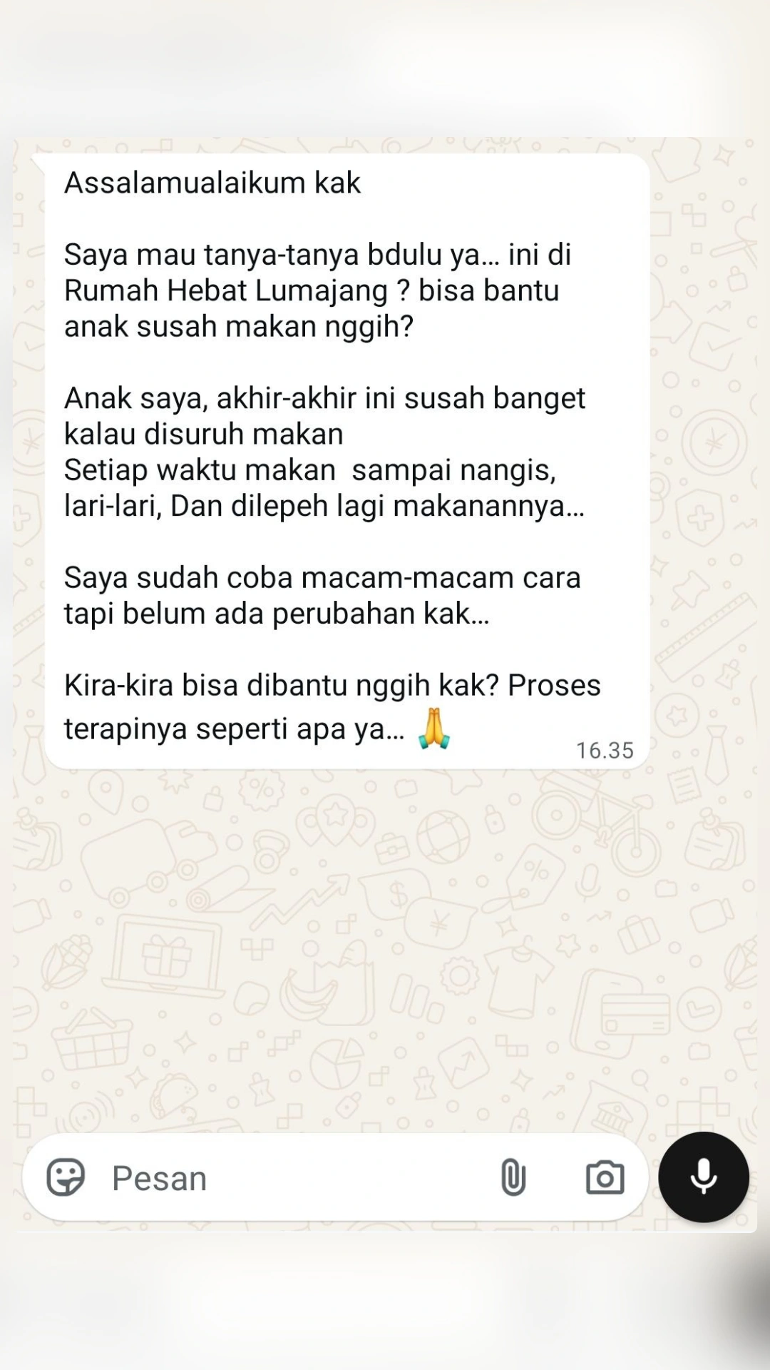 Hasil Terapi